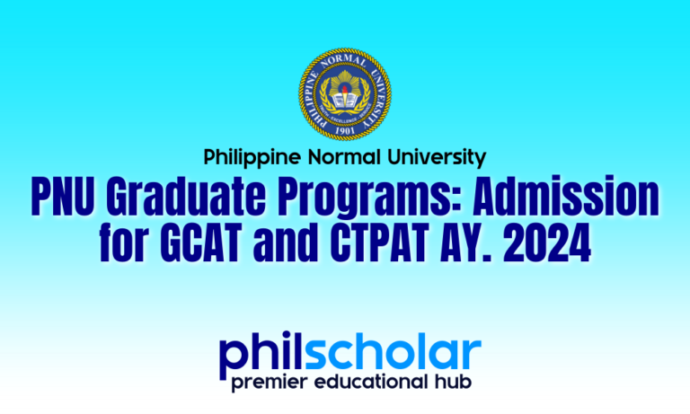 Pnu Grad PNU Graduate Programs: Admission Open for GCAT and CTPAT AY. 2024 ...