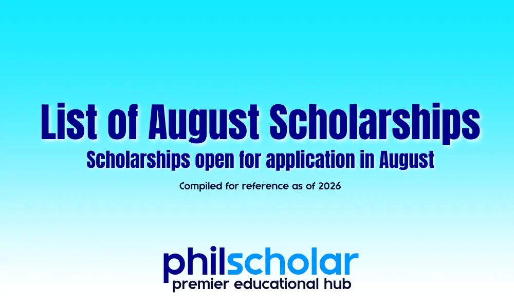 List of August Scholarships to Apply for (Compiled 2026)