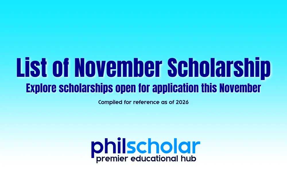 List of November Scholarships to Apply for (Compiled 2026)