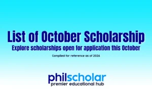 List of October Scholarships to Apply for (Compiled 2026)