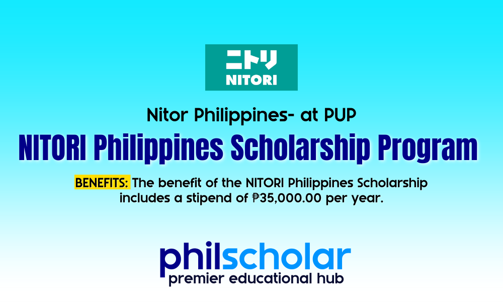 NITORI Philippines Scholarship Program