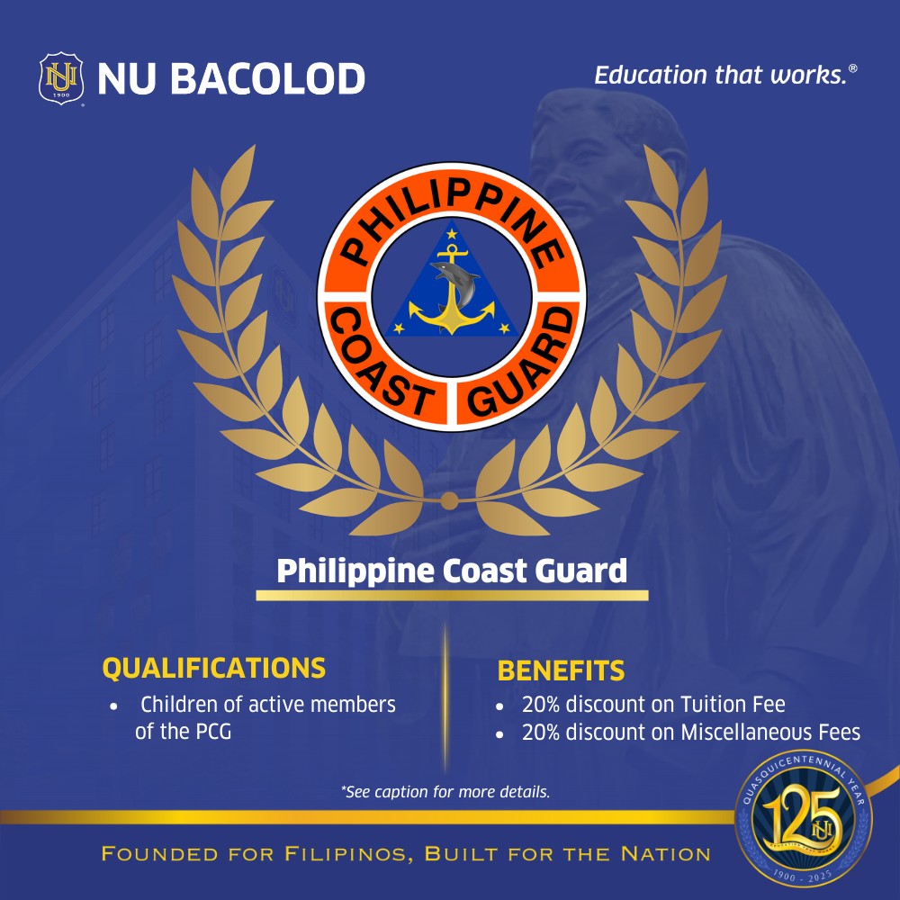 NU-Philippine Coast Guard Discount Program