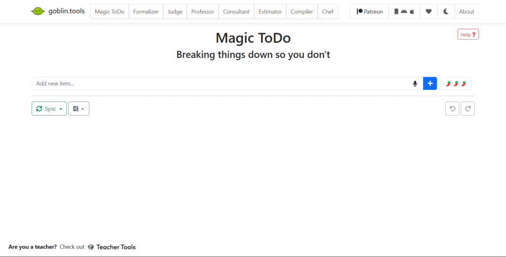 AI Tools Students Should Know - 6. Goblin Tools