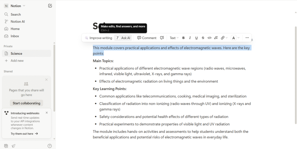 AI-Powered Note-Taking Tools - Notion
