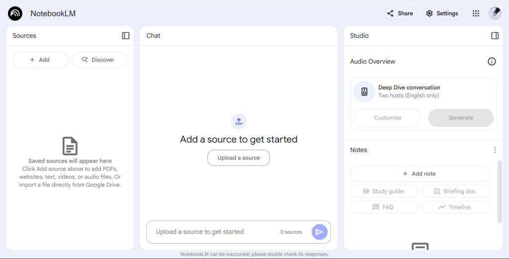 AI-Powered Note-Taking Tools - NotebookLM