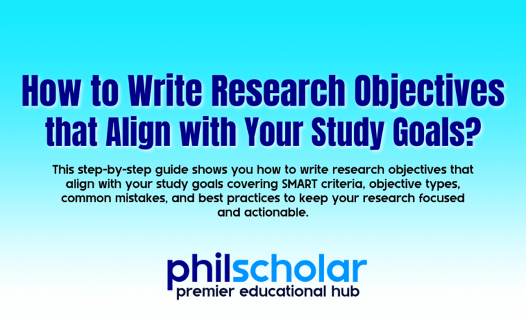 Using Objectives As Study Guide How to Write Research Objectives that Align with Your Study Goals ...