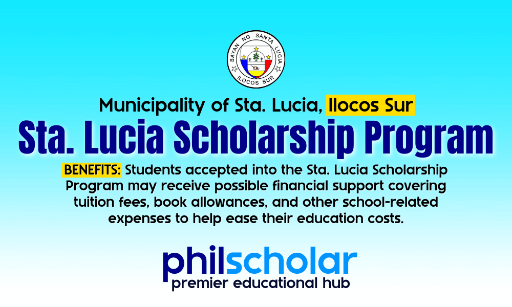 Sta. Lucia Scholarship Program 2025
