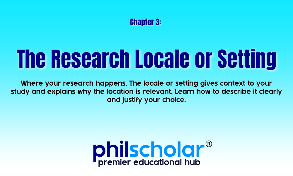 Research Locale or Setting