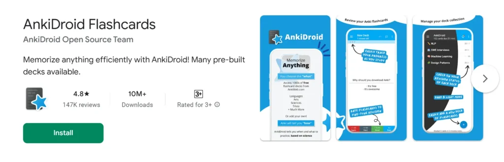 Anki - Essential Apps for MedTech Students
