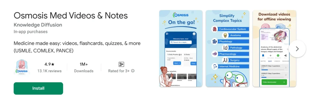 Osmosis - Essential Apps for MedTech Students