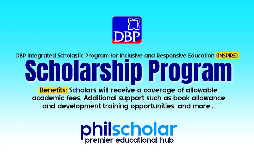 DBP INSPIRE Scholarship Program 2025