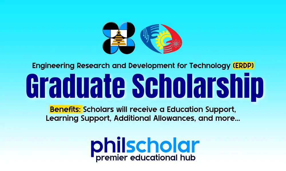 About the DOST-SEI ERDT Graduate Scholarship 2025