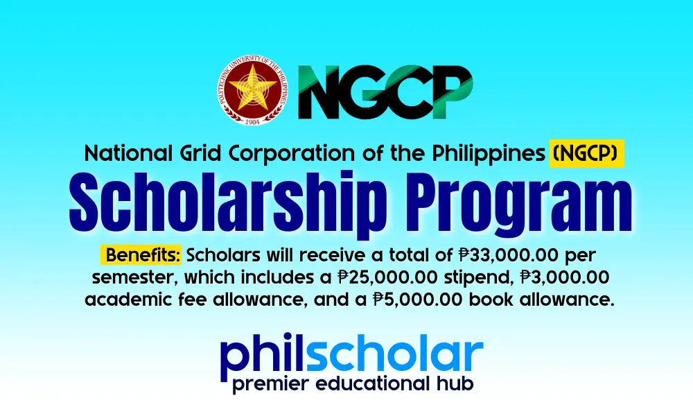 NGCP Scholarship Program for PUP 2025-2026