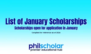 List of January Scholarships to Apply for (Compiled 2026)