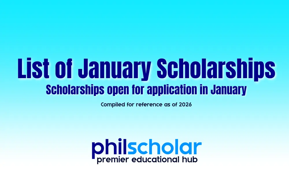 List of January Scholarships to Apply for (Compiled 2026)