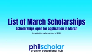 List of March Scholarships to Apply for (Compiled 2026)