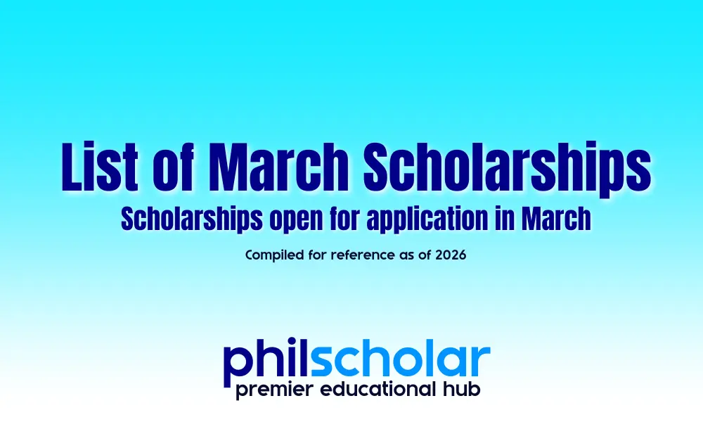 List of March Scholarships to Apply for (Compiled 2026)