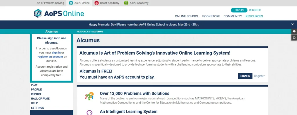 12 Useful Websites to Study Math - AoPS Alcumus