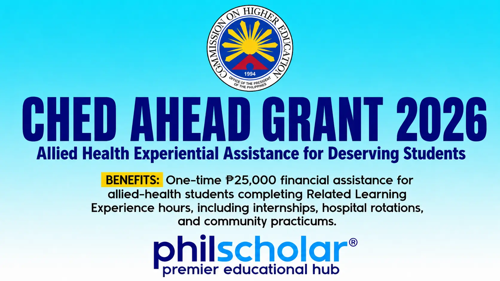 CHED AHEAD Grant 2026